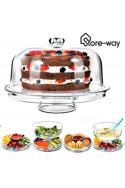 Storeway Acrylic - Cake Box With Lid