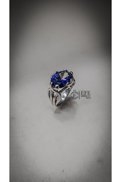 Home 925 AYAR GÜMÜŞ ÖZGÜN TASARIM TANZANİT TAŞLI YÜZÜK