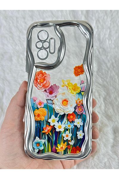 Vip Case Redmi Note 10 Pro - حافظة Bloss بتصميم أنيق وعصري مع حماية للكاميرا بتصميم زهرة ملونة