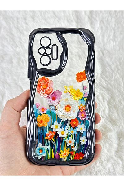 Vip Case Redmi Note 10 Pro - حافظة Bloss بتصميم أنيق وعصري مع حماية للكاميرا بتصميم زهرة ملونة