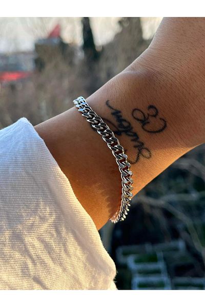 Modadiro Xp Mini Chain Silver Steel Bracelet