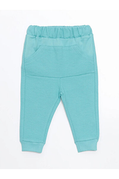 LC Waikiki Lcw Baby Beige Baby Boy Sweatshirt and Sweatpants - Crew Neck, Printed Set of 2