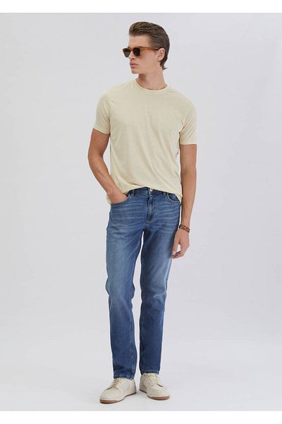 Ramsey Stoned Plain Crew Neck T-shirt