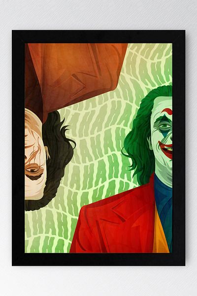Saturn Pictură înrămată Joker - Pictură poster de film