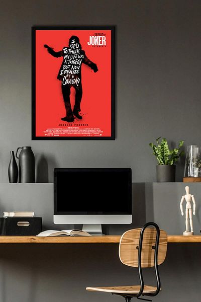 Saturn Pictură înrămată Joker - Pictură poster de film