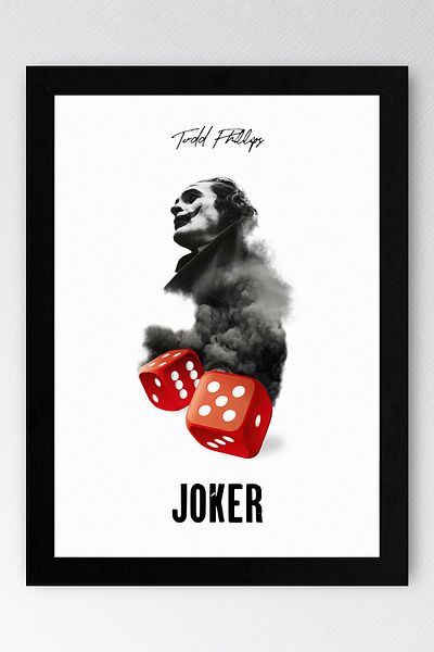 Saturn Pictură înrămată Joker - Pictură poster de film
