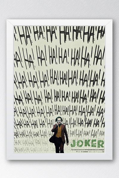 Saturn Joker Ha Ha Ha Pictură înrămată - Pictură poster de film