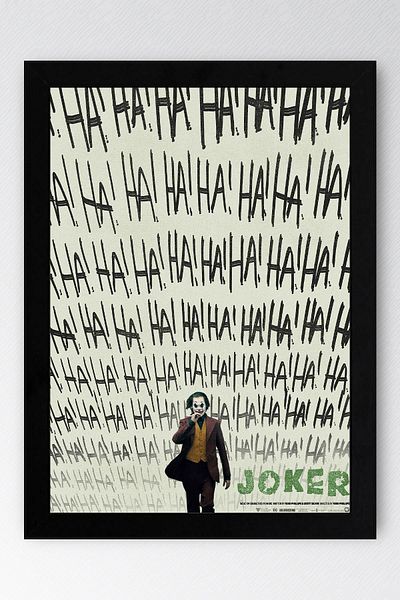 Saturn Ζωγραφική με κορνίζα Joker Ha Ha Ha - Ζωγραφική αφίσας ταινίας