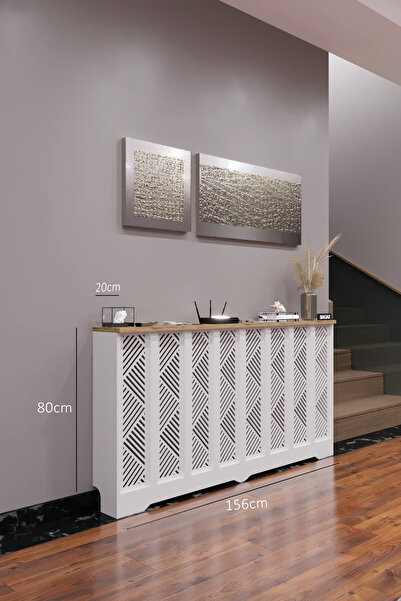 BAGAX Gordion Model, Beyaz Üstü Çam Renk,iç Ölçü 156 Cm Dış Ölçü 160 Cm Petek...