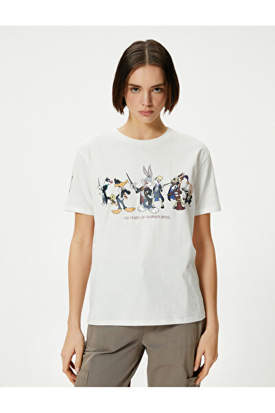 Koton Ecru női póló - 4sal10197ık