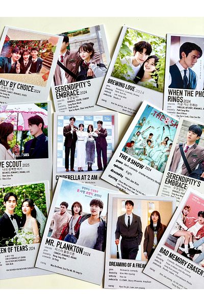 Pankart Evi 12 Kdrama Cards
