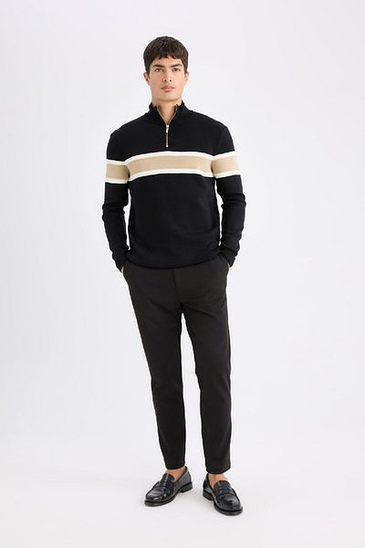 DeFacto Maßgeschneiderte Hose mit geradem Bein und Allround-Stretch C7508AX25SP