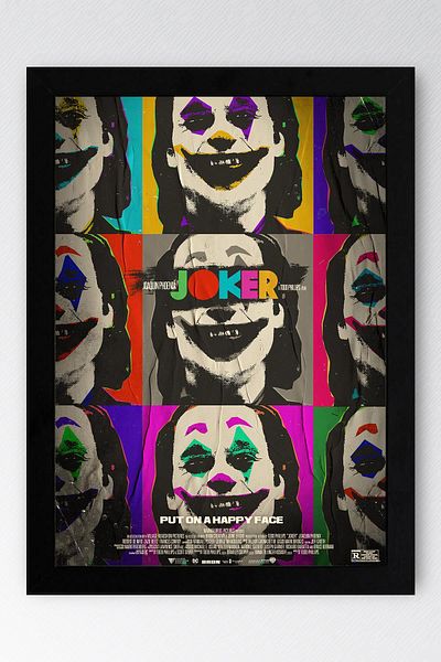 Saturn Pictură înrămată Joker - Pictură poster de film