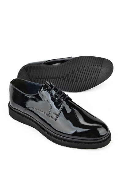Ziya Genuine Leather Men's Classic Black Shoes - 15148Z159