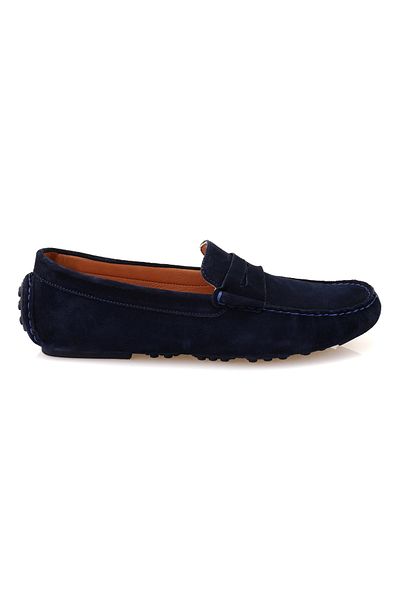 Desa Loafer din piele de căprioară pentru bărbați Akira bleumarin