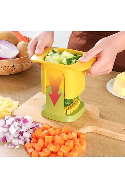 Store Push Multifunctional Cube Design Practical Vegetable Chopper |   Vegetable Slicer