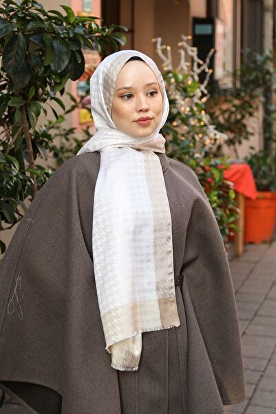 Hint İpek Monogram Şal MONOV12-07