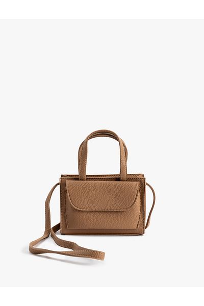 Koton Crossbody kabelka s popruhom z umelej kože - na zips