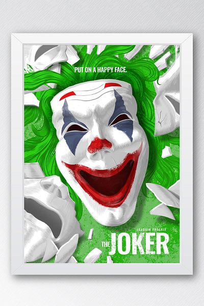 Saturn Ζωγραφική με κορνίζα Joker - Ζωγραφική αφίσας ταινίας
