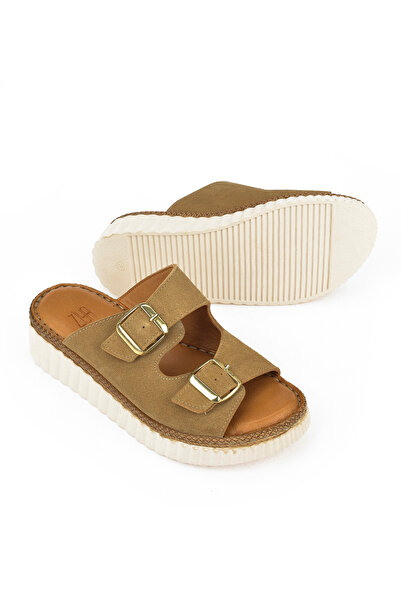 Ziya Γυναικείες παντόφλες από γνήσιο δέρμα - 1511008Z1882 Skin