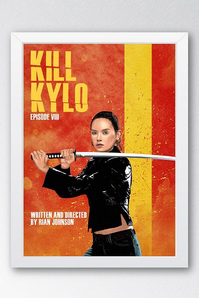 Saturn Kill Bill Pictură înrămată - Pictură poster film