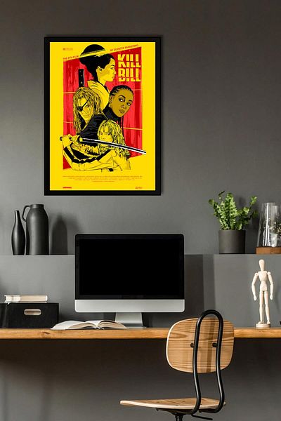 Saturn Kill Bill Pictură înrămată - Pictură poster film