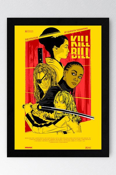 Saturn Kill Bill Pictură înrămată - Pictură poster film