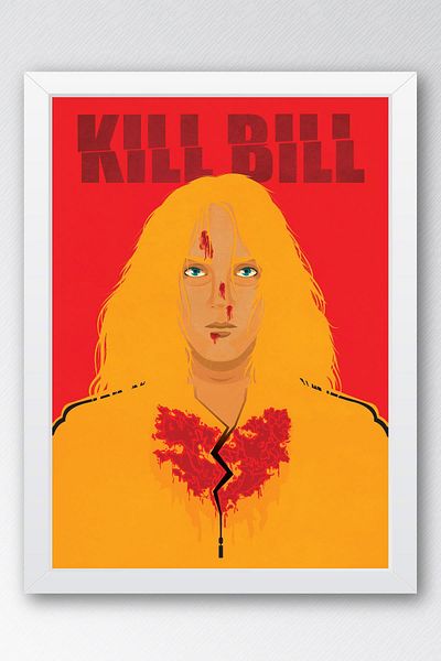 Saturn Kill Bill Πίνακας με κορνίζα - Πίνακας αφίσας ταινίας