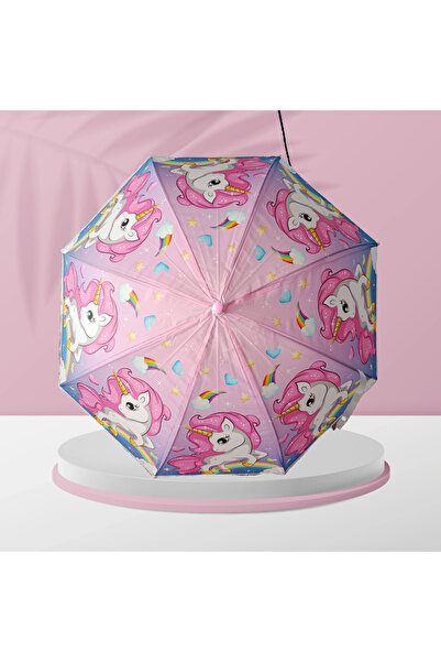 AY-EGE Çocuk Şemsiye Düdüklü Ünicorn