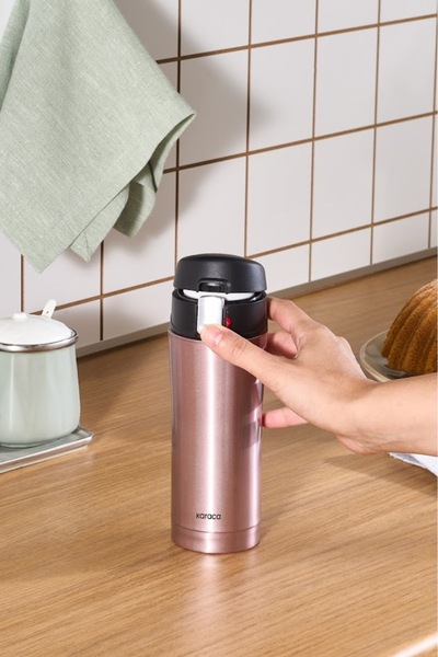 Karaca Rose Gold 350 ml Pluton Steel Leakproof Thermos