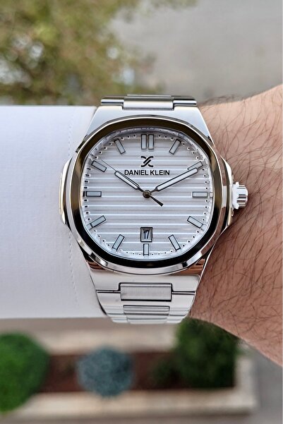 Daniel Klein Kadranı ve Kordonu Gri Renk 2 Yıl Garantili Takvimli Erkek Kol S...