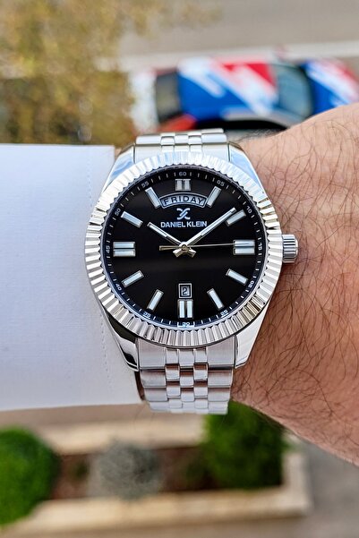 Daniel Klein Kadranı Siyah Kordonu Gri Renk 2 Yıl Garantili Erkek Kol Saati