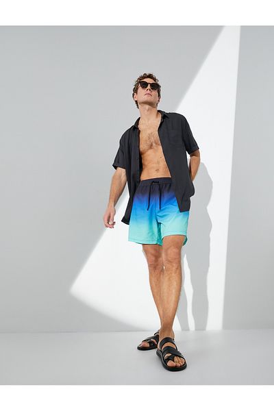 Koton Color Blocked Pocket Swim Shorts - Δαντέλα στη μέση