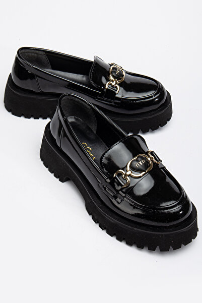 ESPEDA Rahat ve şık Laofer Ayakkabı Tokalı Günlük Ortopedik