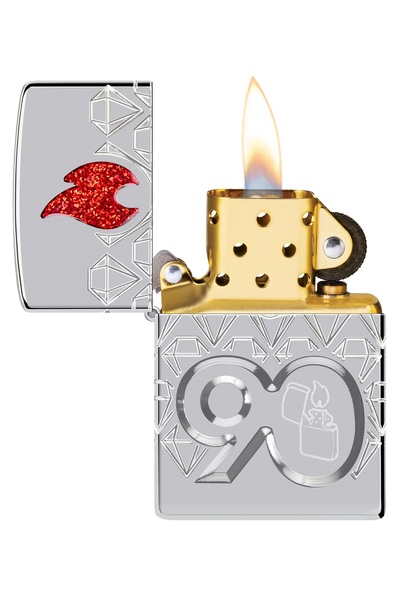 Zippo 90. Yıl Özel Koleksiyonu Armor® Kasa Çakmak