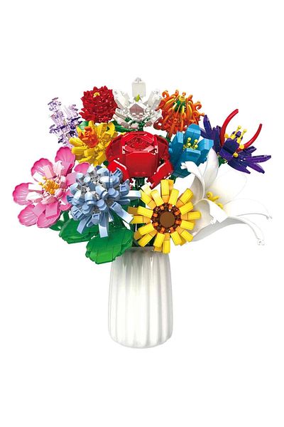 TOYFEST Blx Colorful Flower Bouquet 11053
