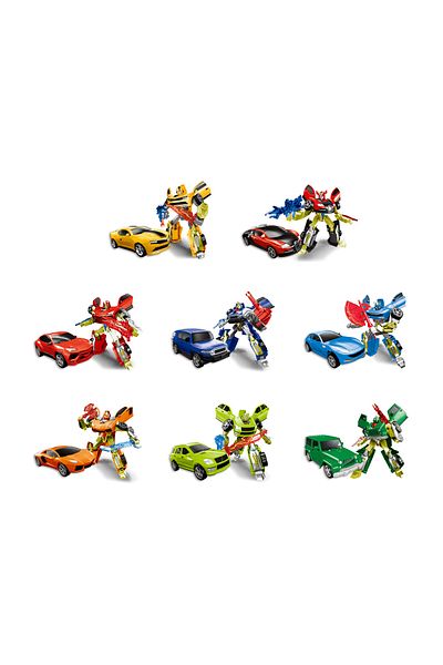 Power Joy Power Mach Super Robot Pack of 1 - Assorted Colors and Designs
