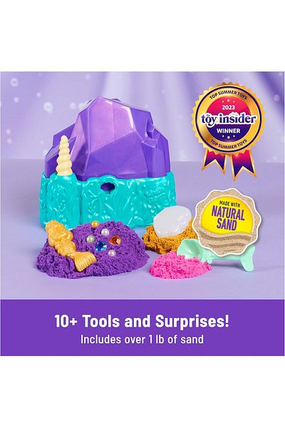 Kinetic Sand Mermaid Crystal Playset 6064333