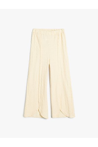 Koton Palazzo-Hose mit Schlitzdetail und elastischer Taille