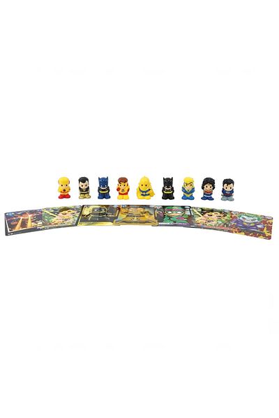 TOYFEST Ooshies DC - نموذج الشكل والبطاقات HHD06000