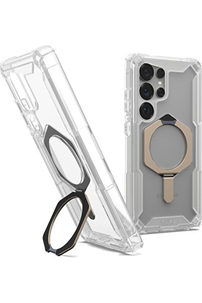 Urban Armor Gear جراب Plasma XTE لهاتف Samsung Galaxy S25 ULTRA مع حامل - شفا...