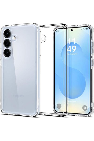 Spigen Ultra Hybrid designed for Samsung Galaxy S25 PLUS case - Crystal Clear