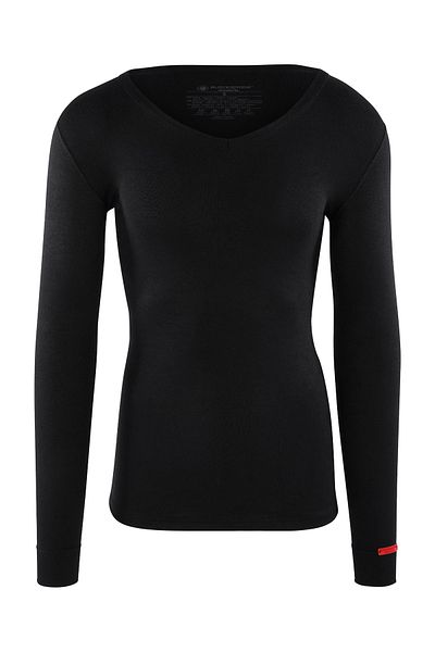 Blackspade Thermounterhemd Thermal Longsleeve - V-Ausschnitt Thermo-Oberteile Langarm Thermo-Unterhemd