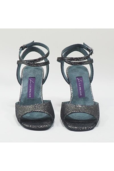 Lo Mejor Shoes ADEN Özel Tasarım Kadın TANGO DANS AYAKKABISI - Renk Antrasit