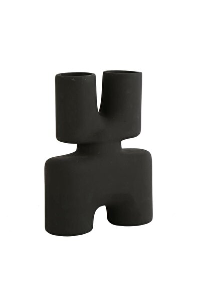 Vitale Vază decorativă neagră cu cruce AK.EVD0147