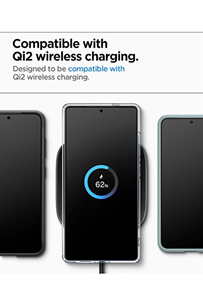 Spigen Rugged Armor MagFit for Galaxy S25 ULTRA case [MagSafe compatible] - Marble Gray