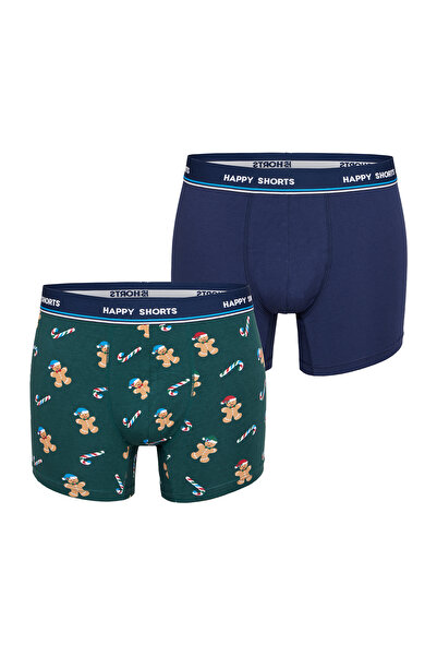 Happy Shorts Retro Pants Xmas Retro-boxer Retro-shorts Unterhose