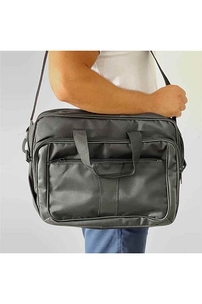 HOMS Geanta pentru laptop si documente negru Homs 41x15x30 cm
