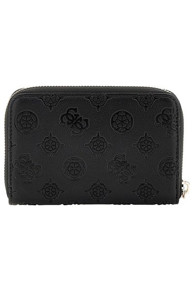 Guess Gerty Slg Medium Zip Around Women's Black Wallet Swpd9529140-Bla