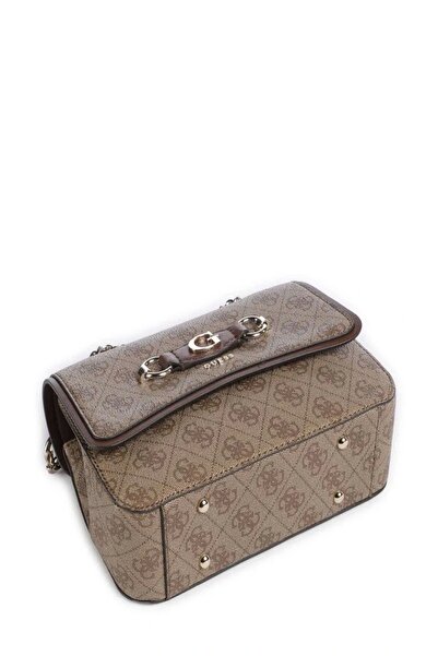 Guess IZZY CONVERTIBLE XBODY FLAP Kadın Kahverengi Çapraz Çanta HWSG8654190-LGW